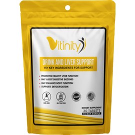 Anti Drink Support Supplement-15+Key Ingredients for Craving Support,Liver Health,Kudzu, Milk Thistle,Holy Basil,DHM,All Natural Cleanse,Gradual Reduction,Nutrient Replenisher Tablets(15 Days)
