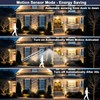 Solar Lights Outdoor Motion Sensor Flood Lights 2000LM IP67 Waterproof
