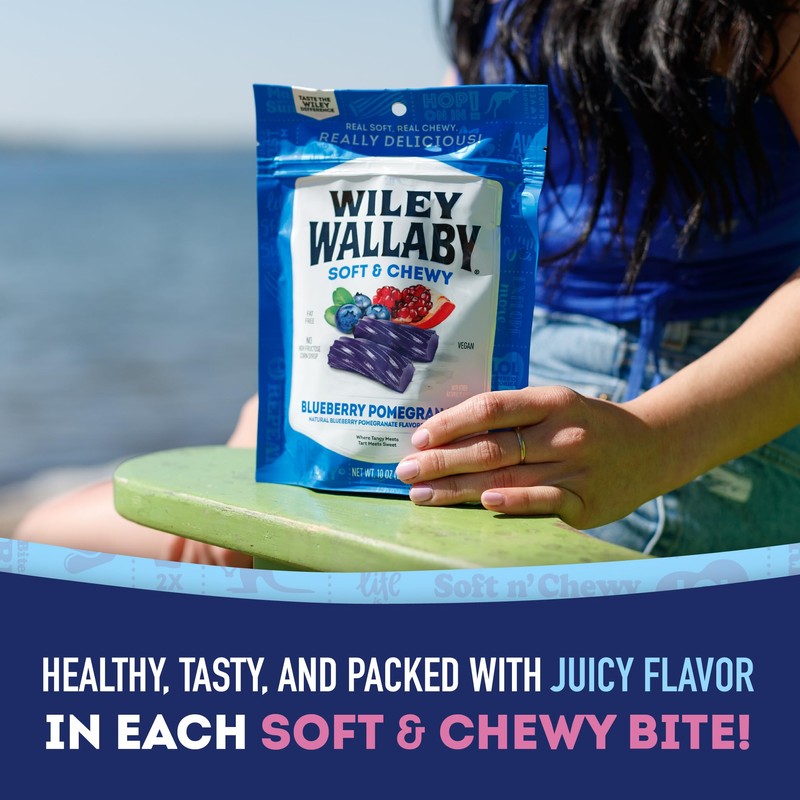 Wiley Wallaby Licorice 10 Ounce Classic Gourmet Soft & Chewy