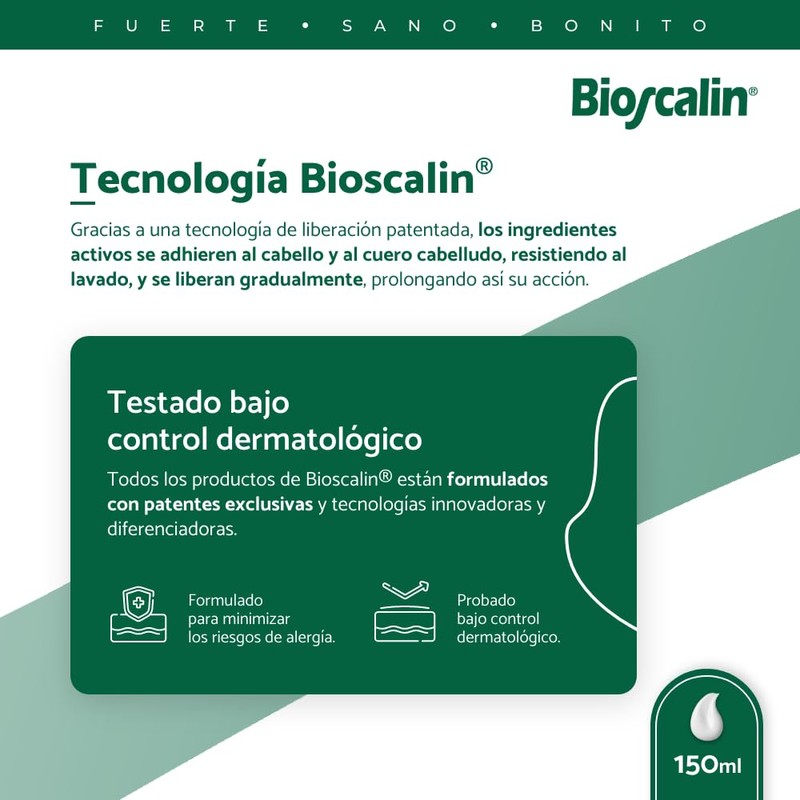 Bioscalin Nova Genina Strengthening Conditioner Promotes Well-being of Hair and
