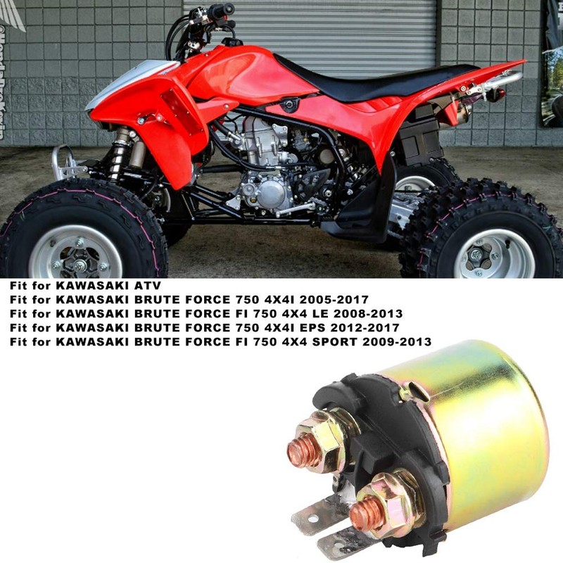 Iron Copper Starter Solenoid Relay for Kawasaki Brute Force 750
