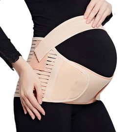 Schwangerschaftsgurt Bauch Gürtel Mutterschafts Gürtel für Schwangere Stürzt Taille und Bauch Dehnbares,Atmungsaktives Material,Kann Rücken Beckenbodenschmerzen Lindern und Unterstützen (Hautfarbe)