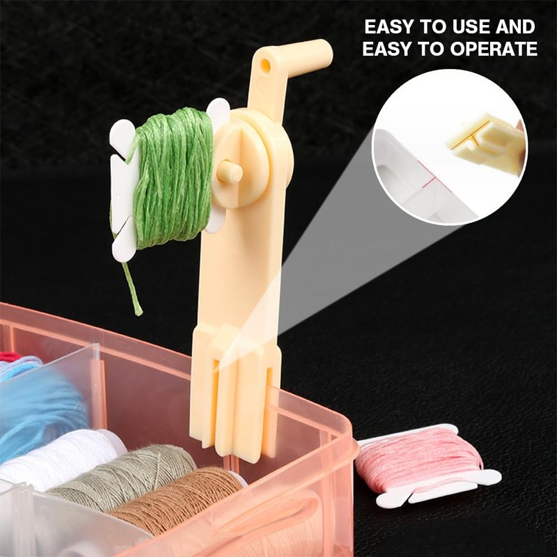 Neikafan Pack of 240 Embroidery Thread Storage Embroidery Thread Bobbins