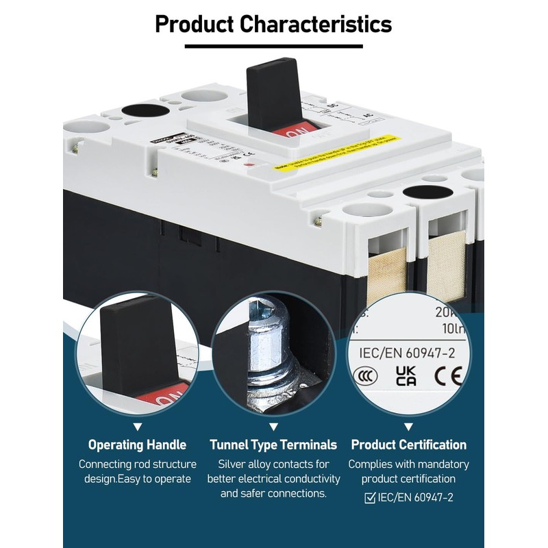 DIHOOL Heavy Duty Battery Disconnect Switch, 400 Amp DC Circuit