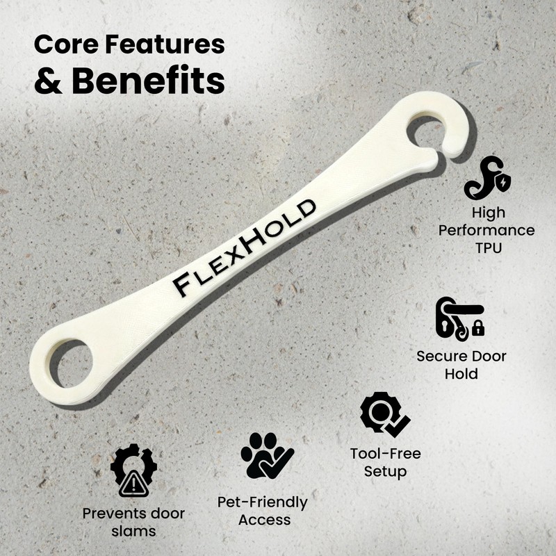 FlexHold 25cm XL Door Stay – French & Patio Door