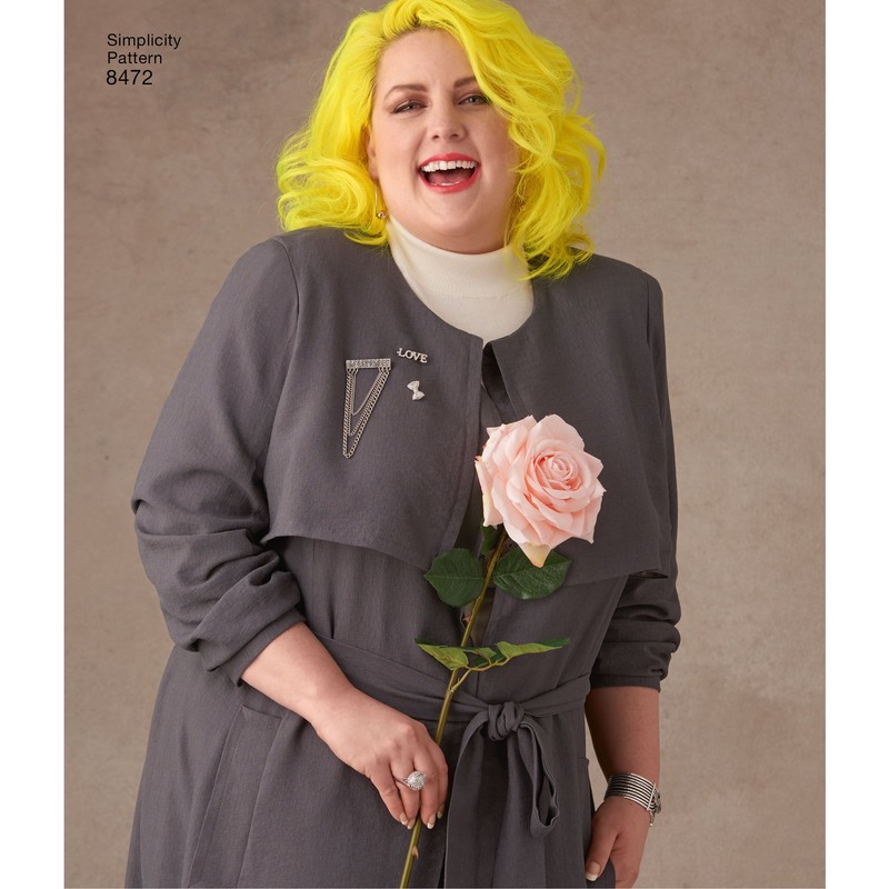 Simplicity Patterns 8472-26W-28W-30W-32W-34W