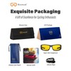 Bloomoak Night Driving Glasses, Wrap Around for Side Shields Provide