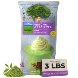 MOCAFÉ Matcha Green Tea Latte Powder Mix - Instant Cafe-Style Drink
