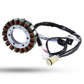 LOONGPART Magneto Stator Coil Compatible With Yamaha Grizzly 660 YFM 660 Rhino 660 YXR660 2002-2008 5KM-81410-00-00 5GH-81410-00-00 5ND-81410-00-00