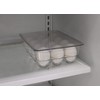 Dependable Industries inc. Essentials Stackable Plastic Covered Egg Tray Holder,
