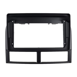 DKMUS Double Din Radio Stereo Dash Installation Trim Kit for Jeep Grand Cherokee 99-04 fits 7 Inches and 9 Inches