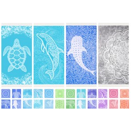 Widdonen Thin Turkish Beach Towel Lightweight Quick Dry Absorbent Cotton Bathroom Bath Pool Swim Towels Extra Large Oversized Sand Free Beach Accessories Essentials Cloud Gifts for Adult