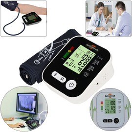 NTEK Digital Upper Arm Blood Pressure Monitor, BP Monitor with Adjustable Large Cuff (22-42cm) for Home Use, Blood Pressure Machine with Backlight LCD Display, Voice Function (Black)