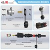 JRready JRSSWCONN23B01 IP68 Industrial Waterproof Connector, 2 Pin, CP-20 Circular