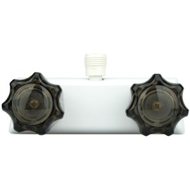 QSYZAIL RV Shower Faucet Replacement, 4" Camper Shower Faucet Valve Diverter for RV Inside/Outside Bathroom