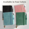 sesameless Pocket Notebook, A7 PU Leather Cover Small Pocket Notebook