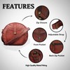 Madosh, Women's Genuine Leather Crossbody Semi-Circle Shape Purse Round Shoulder