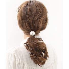 VingTAINE H7503 Single Grain Pearl Comb, M, 1.2 inches (3 cm), Hair Comb, Hair Comb, Hair Comb, Present,