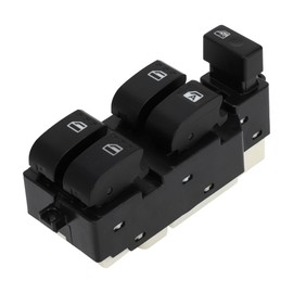 X AUTOHAUX Front Right Driver Side Power Window Switch Window Control Switch for Toyota Avanza 2006-2008 Black