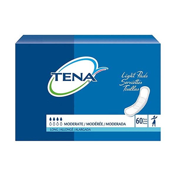 TENA Moderate Absorbency Long Pad [Case of 180] by SCA