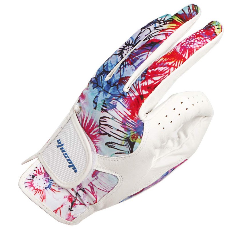 wosofe Golf Glove Women Ladies Pair Cool Leather Both Hand