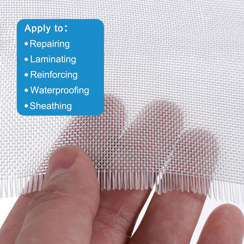 QUARKZMAN Fibreglass Fabric, 5 oz/135 g, 300 cm (3.27 Yards)