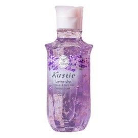 KUSTIE Natural Lavender Blossom Shower Gel with Pump, Moisturising Shower Gel, Moisturising for Dry Skin, Mild, Long-Lasting Fragrance 200 ml
