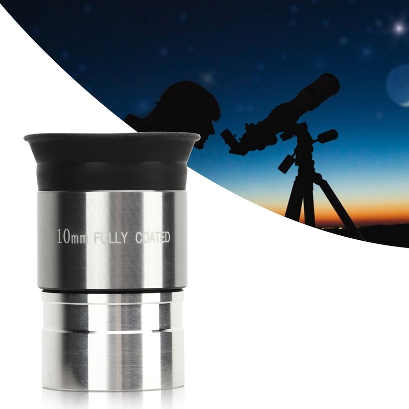 Astronomical Telescope Eyepiece 10mm Focus 1.25in Interface Fully Coated for