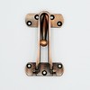 Hinged Bar Lock for Swing-in Doors, Door Latch Lock Chain