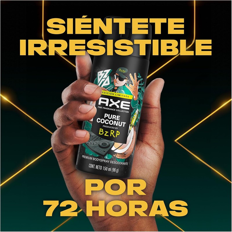 Desodorante AXE Pure Coconut Edición Limitada 150 ml