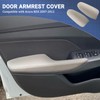 AICARS Car Front Door Panel Armrest Cover Compatible with Acura