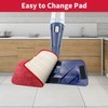 3 Pack Microfiber Reusable Mop Pads for Bona Mop, Wet/Dry