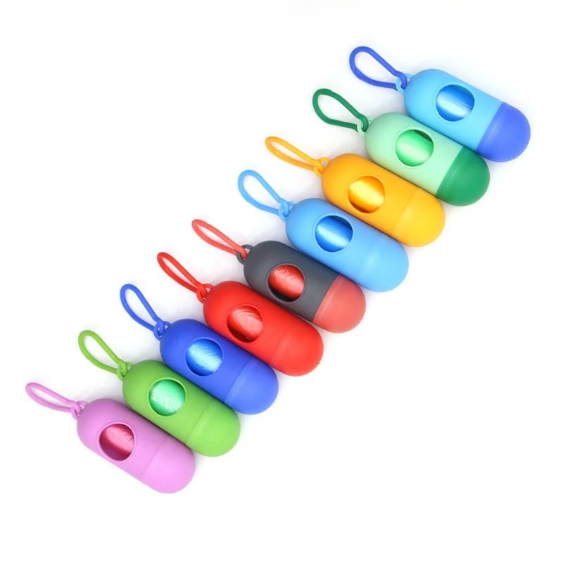 PawComfort Dog Poop Bag Dispenser – Lightweight Capsule Shape for