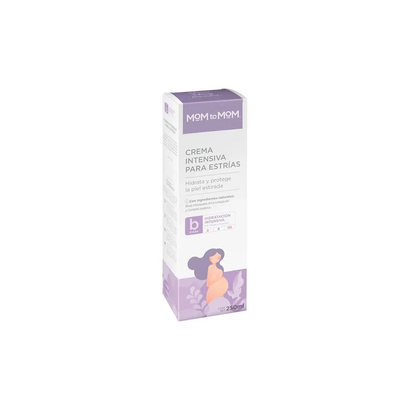 Crema Intensiva Para Estrías Mom To Mom 250 Ml