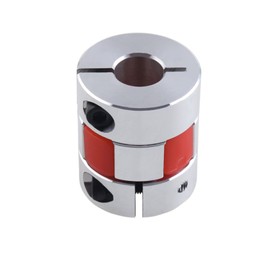 GooEquip Shaft Coupling Flexible Coupling 5 mm to 8 mm Aluminium Plum Couplings D20 L25 5 x 8 mm Connection Flexible Coupling for 3D Printer CNC Machine and Servo Step Motor (5 x 8 mm)