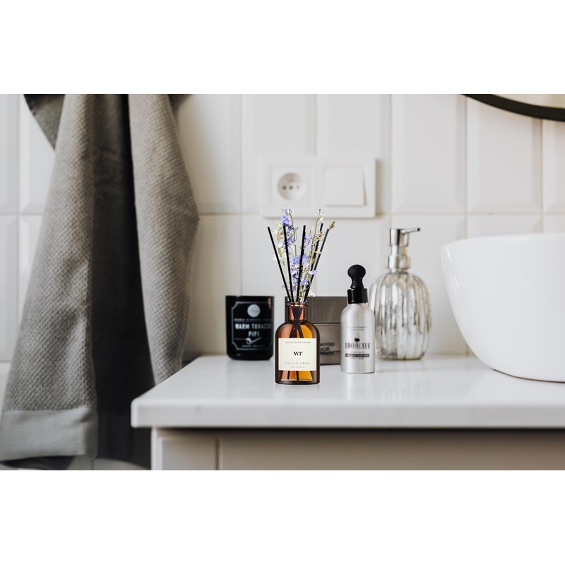 WEALD TRIBE Reed Diffuser Set for Bathroom Decor, Sticks Diffuser