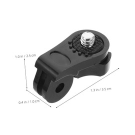 Tofficu 10pcs Action Camera Adapter with Phone Clamp Durable Conversion Adapter Cameras Compatible with Multiple Brands Reliable Screw Mount for Enhanced Flexibility