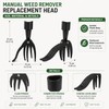 Weeding Head Replacement for Stand-Up Weed Pullers – Manual Claw