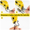Rapid Rapid NUNU 3-in-1 Handtacker, Set mit 3.000 Klammern und