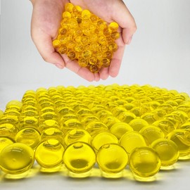 Dortrue 20000 Pieces Water Beads,Glod Water Gel Beads for Vase Filler,Non Toxic Vase Filler Beads Gems,Water Gel Jelly Beads,Vase Fillers for Centerpieces,Wedding Decoration