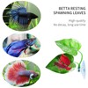 Zickupy 2Pack Beta Leaf Bed Fish Resting Leaf Betta Hammock