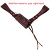 Medieval Leather Sword Frog Universal Rapier Broadsword and Cutlass (Right
