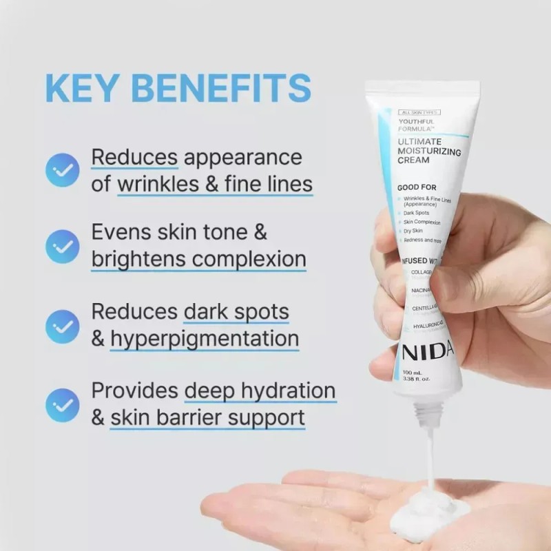 Y- .versin Coreana De La Crema Hidratante Nida Youth