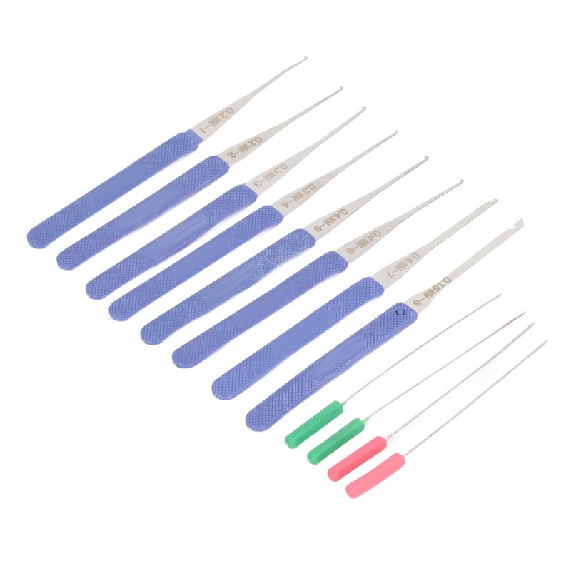 12PCS Tap Extractor Spring Steel Tap Remover Tool Kit Stripped