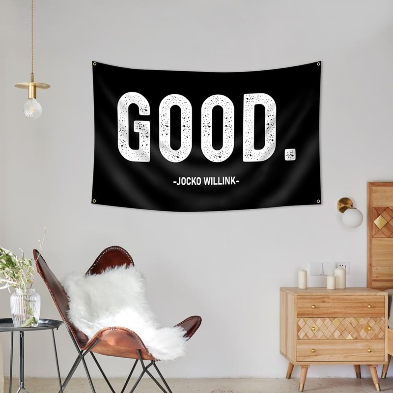 Good Flags Motivational Gym Flag Banner 3x5 Ft with 4