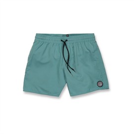 Volcom Men's Standard Lido Solid 16" Swim Surf Trunk, Coastal Blue, XX-Large