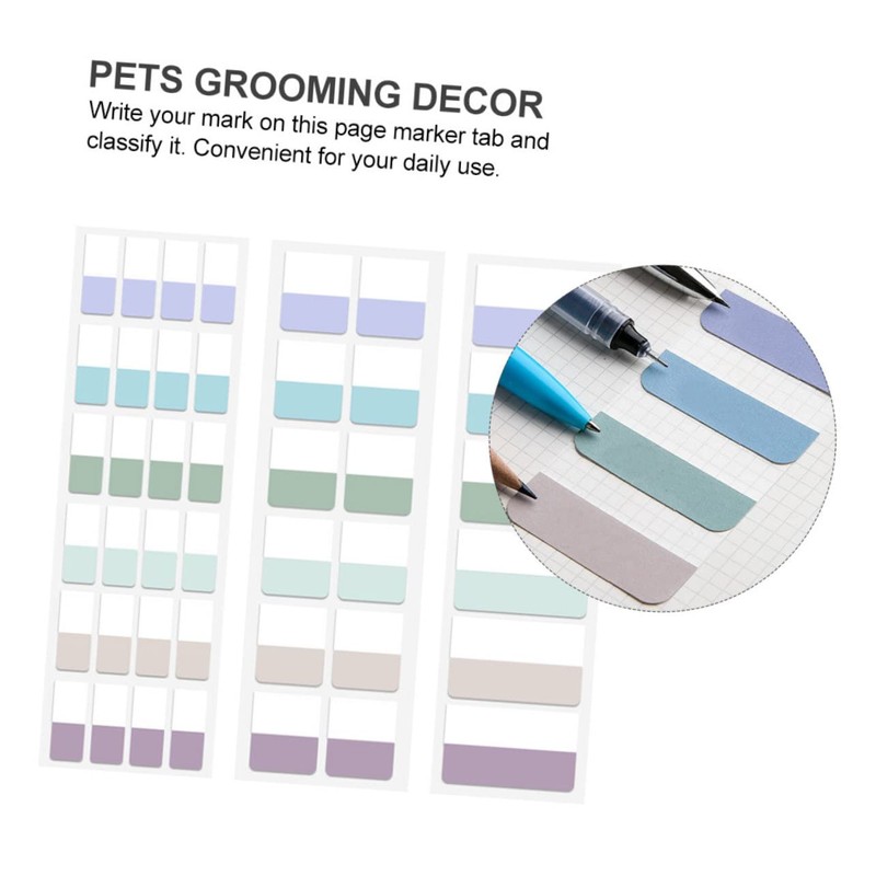 Operitacx School Supplies Lined for Notes Self-stick Memo Pads Plastic