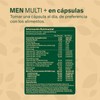 Men Multivitamin + con 200 capsulas. Multivitamínico para Hombre con