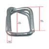 NVOYAJUAN Heavy Duty Wire Buckle for 1/2"-3/4" Width Cord Strapping