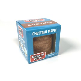 MATCH 'N PATCH Realistic Wood Grain Repair Tape - Durable Multi-Use Adhesive Tape for Furniture, Floors, Cabinets, Windows, Doors, RV, Home Decor & DIY Projects - Chestnut Maple, 2.25 inch x 15 feet